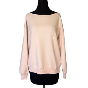 Aéropostale Cloud Soft Oversized Sweatshirt Light Pink Size S NWT